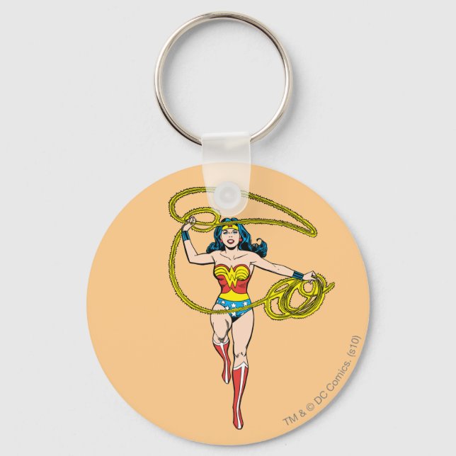 Porte-clés Wonder Woman Lasso au-dessus de la tête (Recto)
