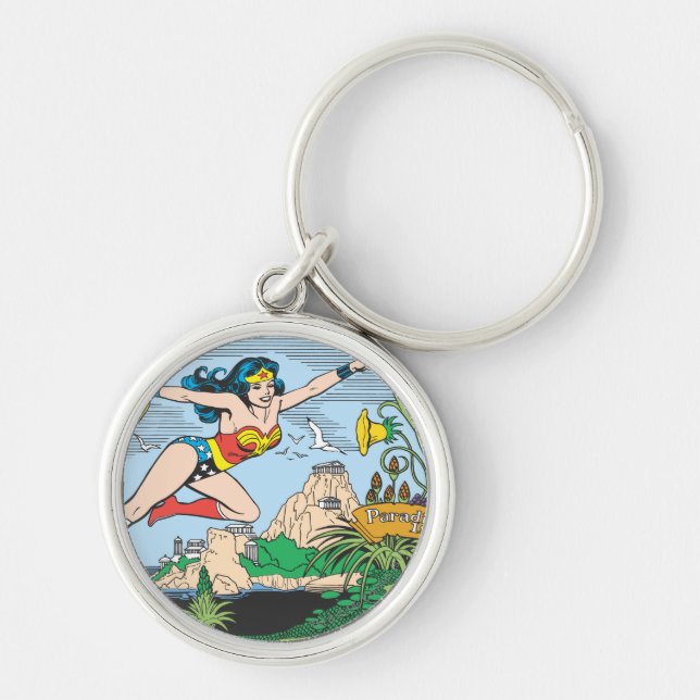 Porte-clés Wonder Woman Paradise Island (Devant)