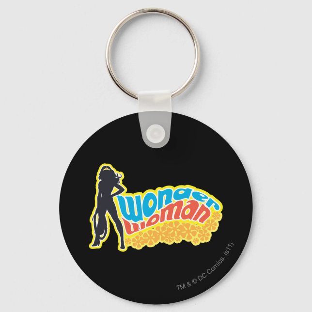 Porte-clés Wonder Woman Silhouette (Recto)