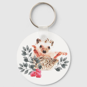 Porte-clés Woodland Nursery - Hedgehogs and wild berries