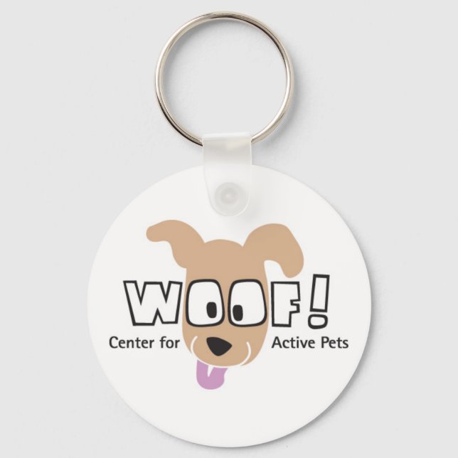 Porte-clés WOOF ! Logo Marchandises (Recto)