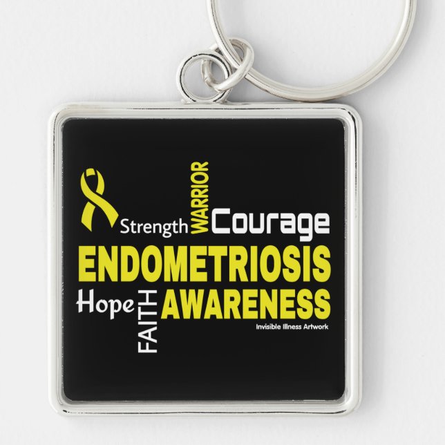 Porte-clés Words...Endometriosis Keychain (Devant)
