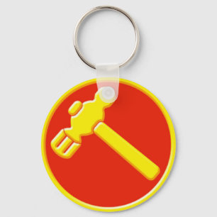 Porte-clés worker party logo keychain