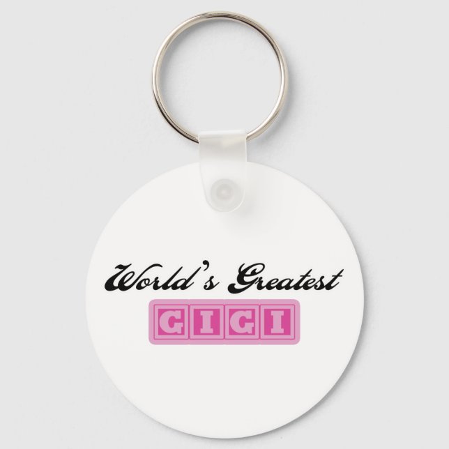 Porte-clés World&apos ; s GiGi le plus grand (Recto)