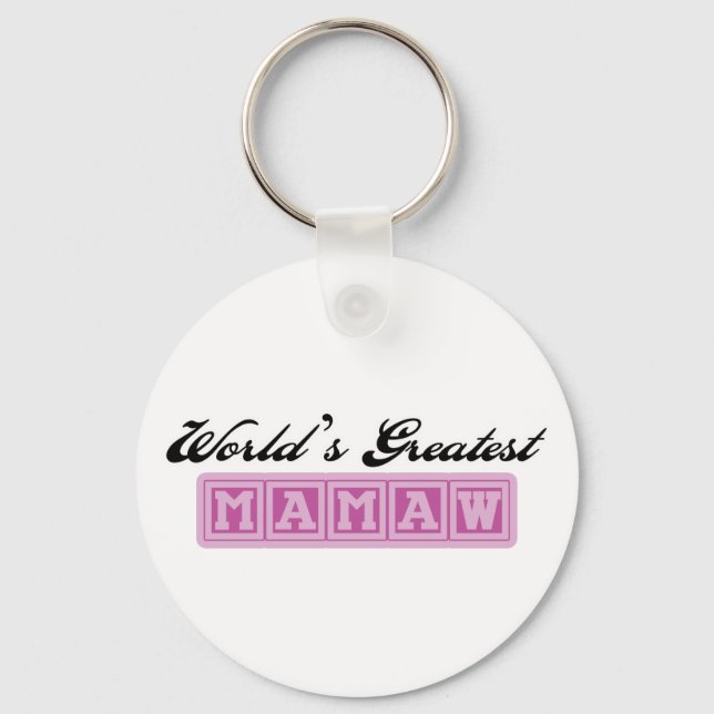 Porte-clés World&apos ; s plus grand Mamaw (Recto)