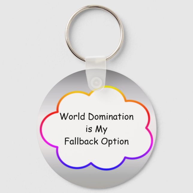 Porte-clés World Domination Keychain (Recto)