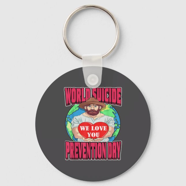 Porte-clés World Suicide Prevention Day Motivational Dad Sept (Recto)