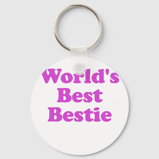 Porte-clés Worlds Best Bestie (Recto)