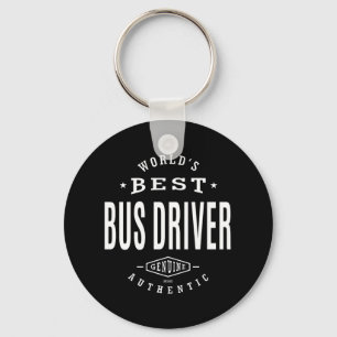 Porte-clés World's Best Bus Driver