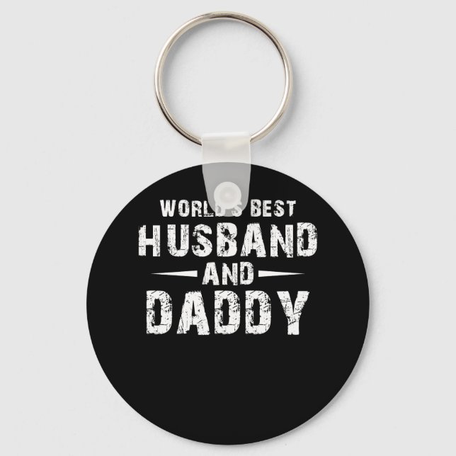 Porte-clés Worlds Best Husband et papa (Recto)
