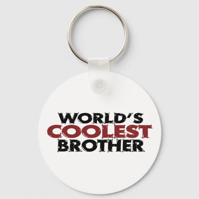 Porte-clés Worlds Coolest Brother (Recto)