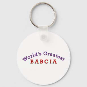 Porte-clés World's Greatest Babcia