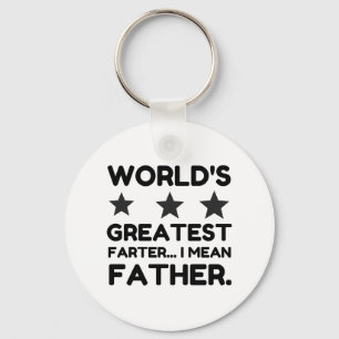 PORTE-CLÉS WORLD'S GREATEST FARTER I MEAN FATHER