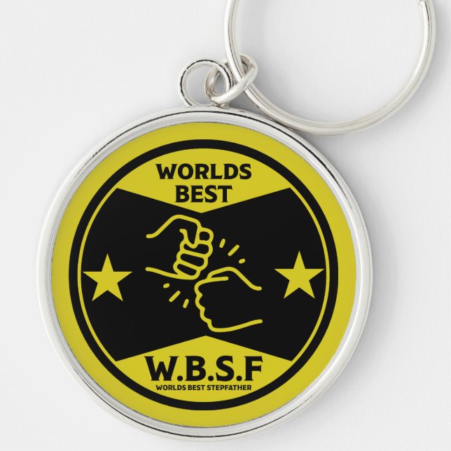 PORTE-CLÉS WORLDS MEILLEUR STEPFATHER (Devant)