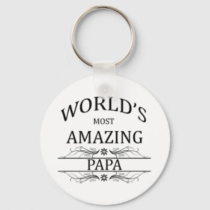 Porte-clés World's Most Amazing Papa