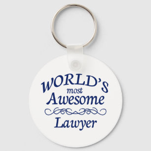 Porte-clés World's Most Awesome Lawyer