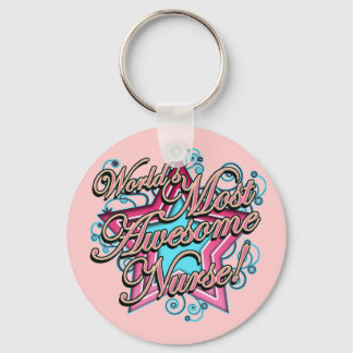 Porte-clés Worlds Most Awesome Nurse