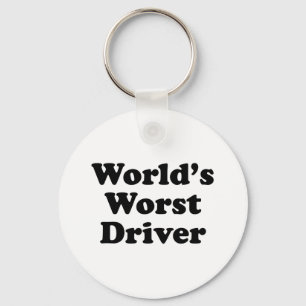 Porte-clés World's Worst Driver