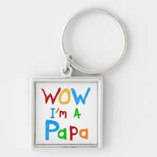 Porte-clés Wow, je suis un Papa Tshirts et GIfts