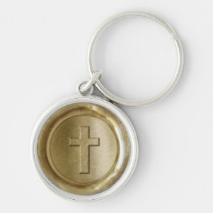 Porte-clés WSM - Gold Cross -