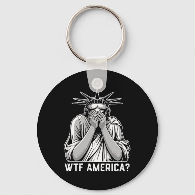 Porte-clés Wtf America Trump  (Recto)