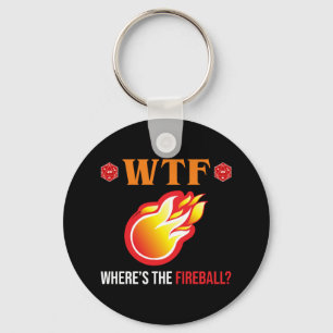 Porte-clés WTF - Où est The Fireball ?