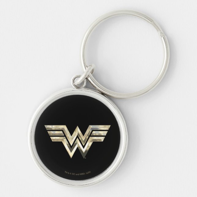 Porte-clés WW84 | Golden Wonder Woman Logo (Devant)