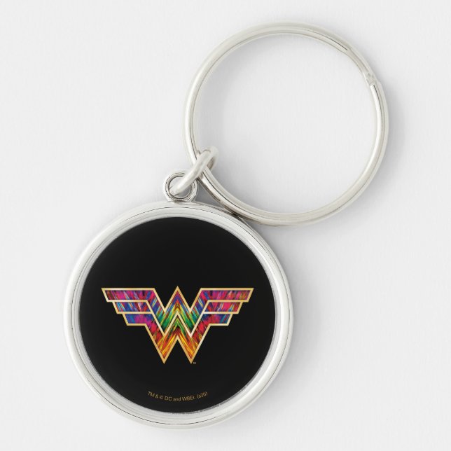 Porte-clés WW84 | Logo de Wonder Woman Kaleidoscope (Devant)