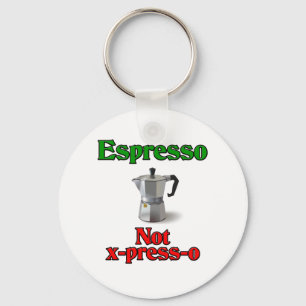 Porte-clés X-Presse-o de café express pas