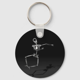 PORTE-CLÉS X-RAY SKELETON JOY LEAP B&W