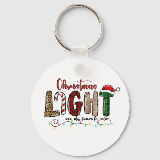 Porte-clés Xmas Gift Chritsmas Light Are My Favorite Color