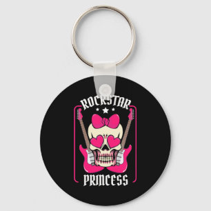 Porte-clés Xmas Gift   Rockstar Princess Skull