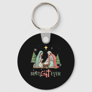 Porte-clés Xmas Jésus Noël chrétien Cadeau drôle Joyeux Noël