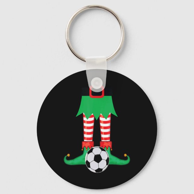 Porte-clés Xmas Matching Soccer Elf Pajama Christmas Team S T (Recto)