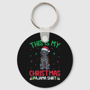 Porte-clés Xmas Tree Père Noël Allemand Pointer Dog Chr