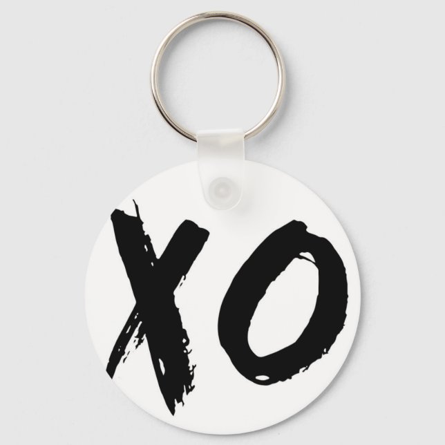 Porte-clés XO Brush Minimal (Recto)