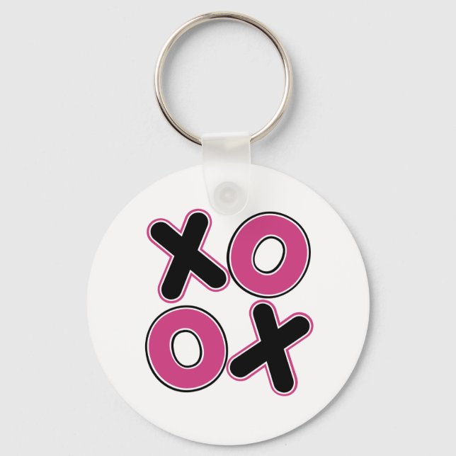 Porte-clés XOXO carré (Recto)