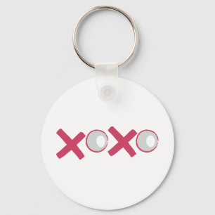 Porte-clés xoxo, je t'aime !