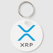 XRP Ripple Blue & Black Logo | Basic Keychain