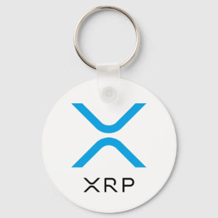 Porte-clés XRP Ripple Blue & Black Logo   Basic Keychain