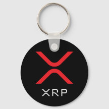 XRP Ripple Red & White Logo | Basic Keychain