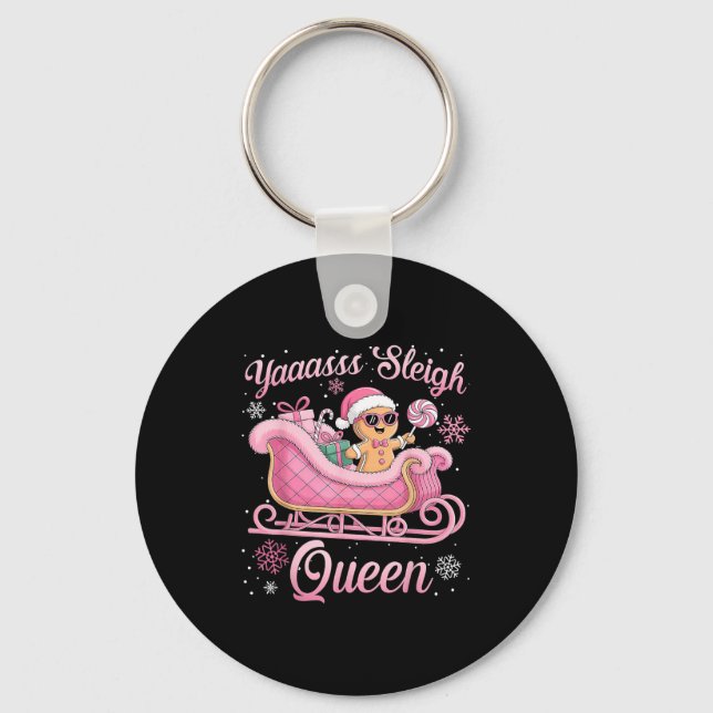 Porte-clés Yaas Sleigh Queen Sleigh Girl Matching Christmas  (Recto)