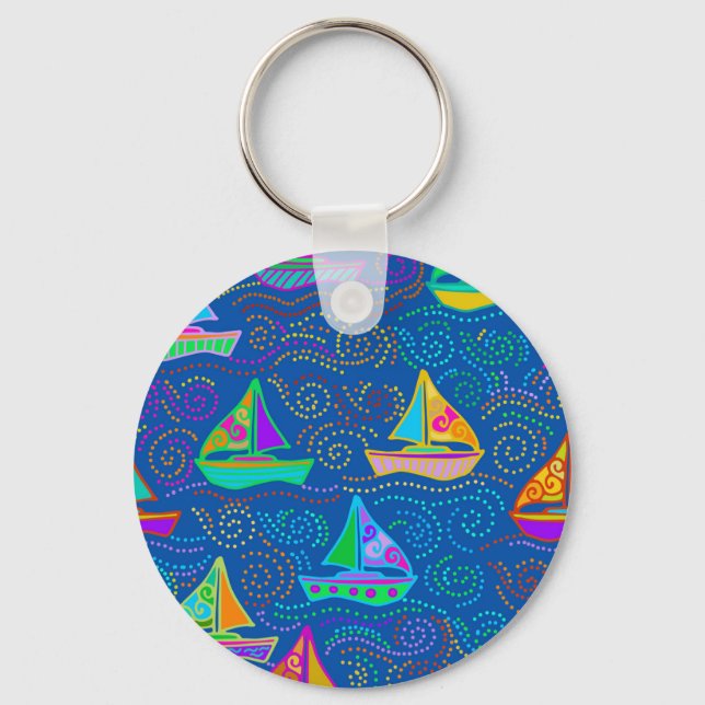 Porte-clés Yacht d'été (Recto)