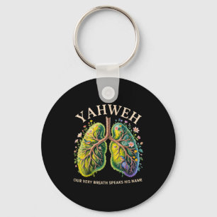 Porte-clés Yahweh Notre Souffle Même Parle Son Nom Chrétien