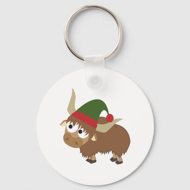 Porte-clés Yak Christmas Elf (Recto)