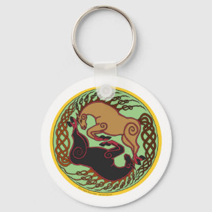 Porte-clés yang celtique de yin de cheval