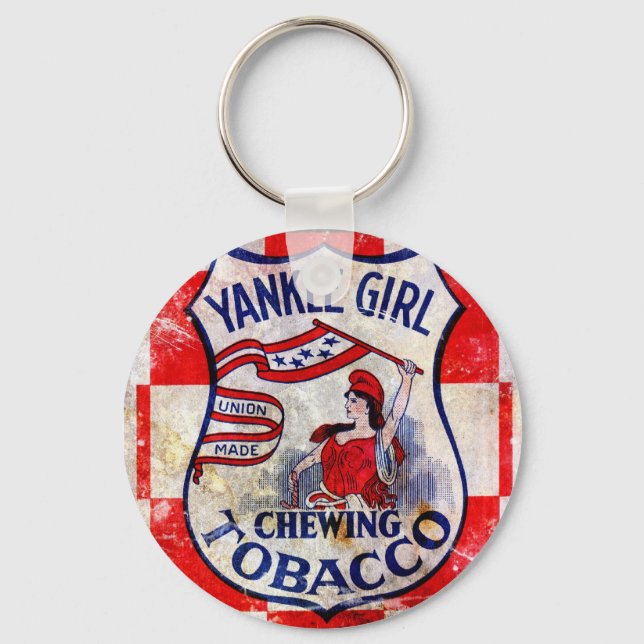 Porte-clés Yankee Girl Chewing Tobacco (Recto)