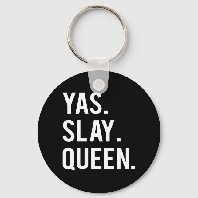 Porte-clés Yas Slay Queen Print Keychain (Recto)