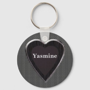 Porte-clés Yasmine a volé mon coeur Keychain