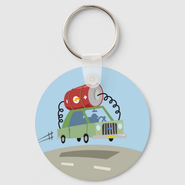 Porte-clés Yay Pour Batterie couleur voiture (Recto)